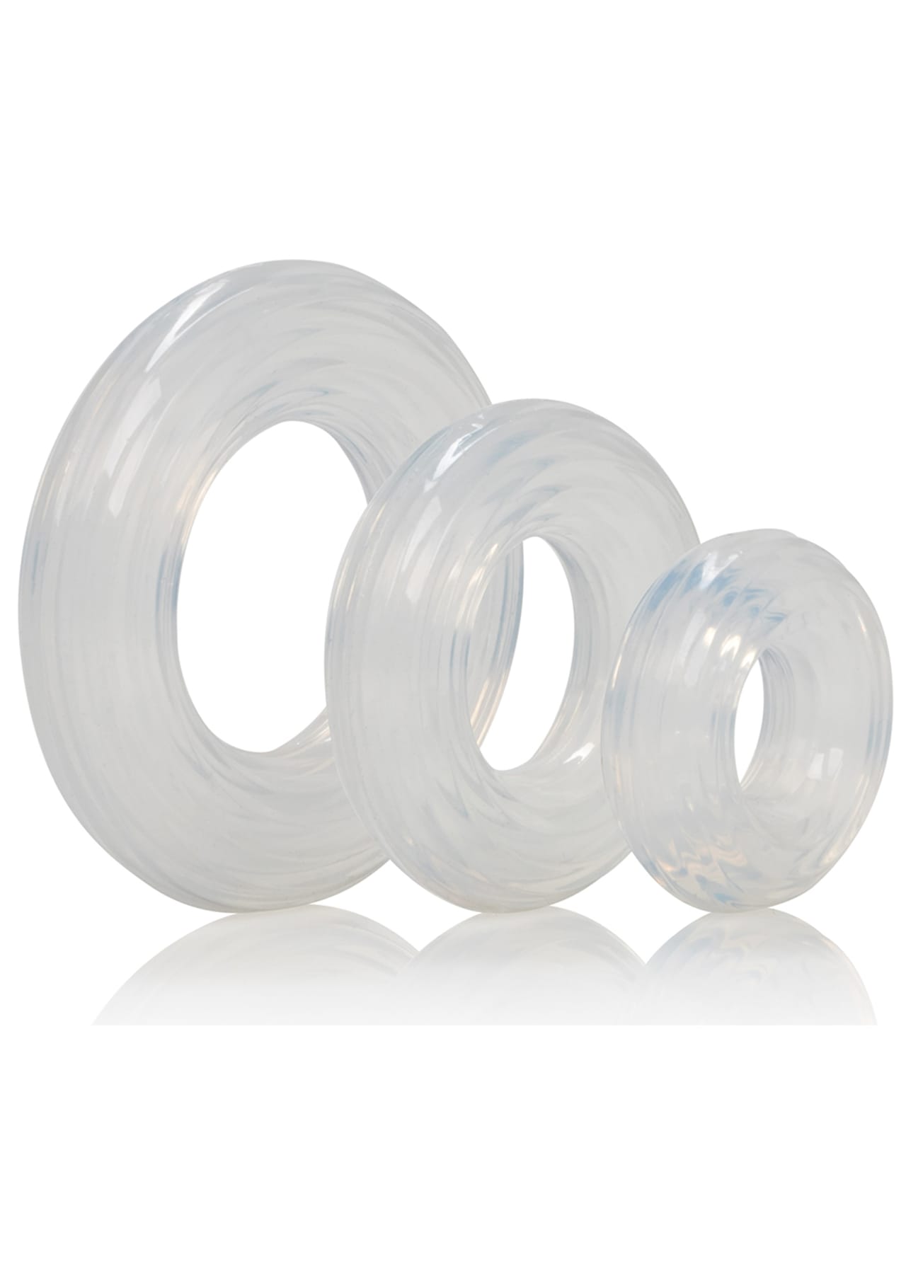 Premium Silicone Ring Set - Clear