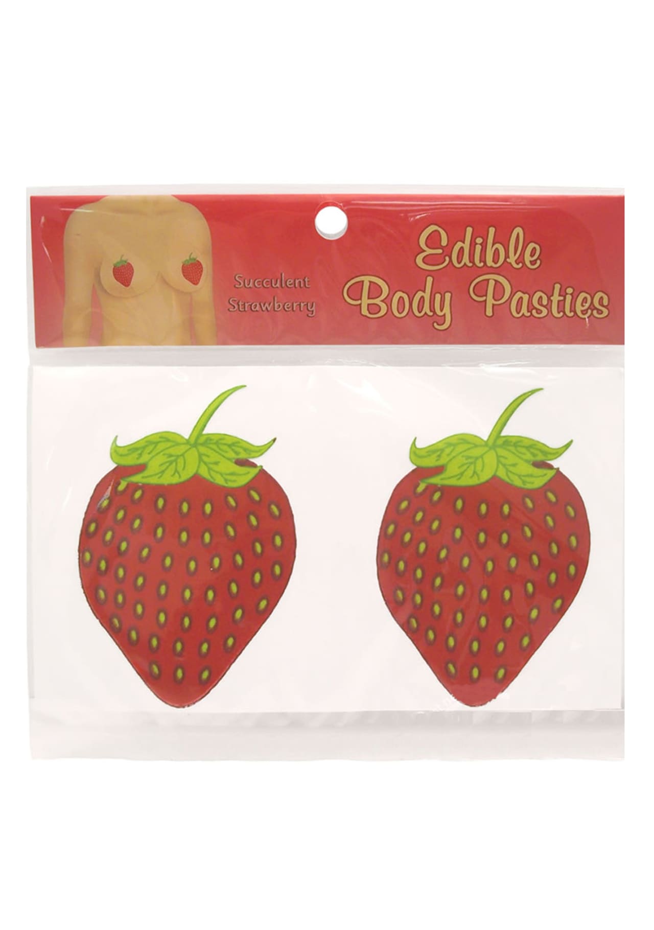 Edible Body Pasties - Succulent Strawberry