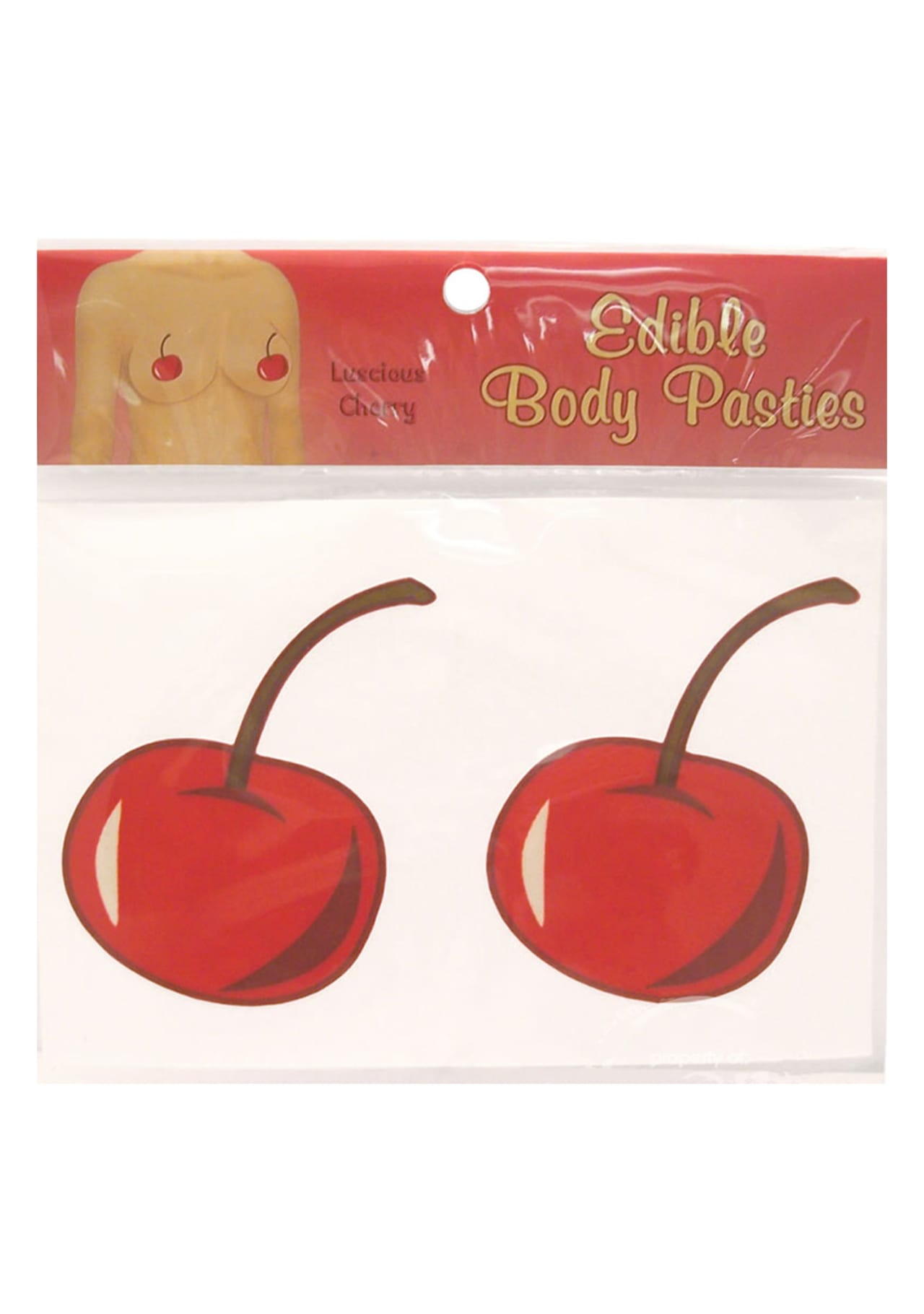Edible Body Pasties - Luscious Cherry