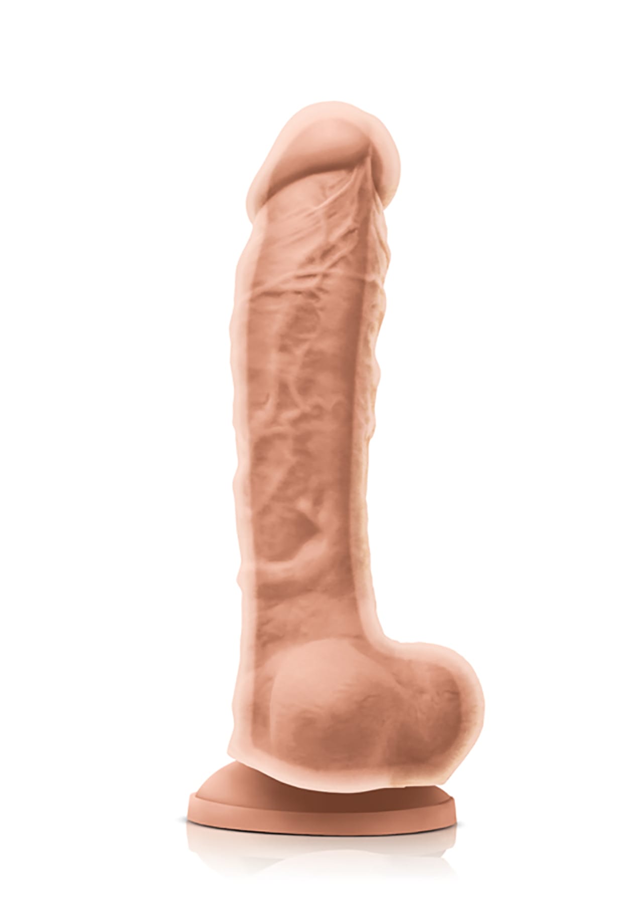 Colours Dual-Density 8" Dildo - Vanilla