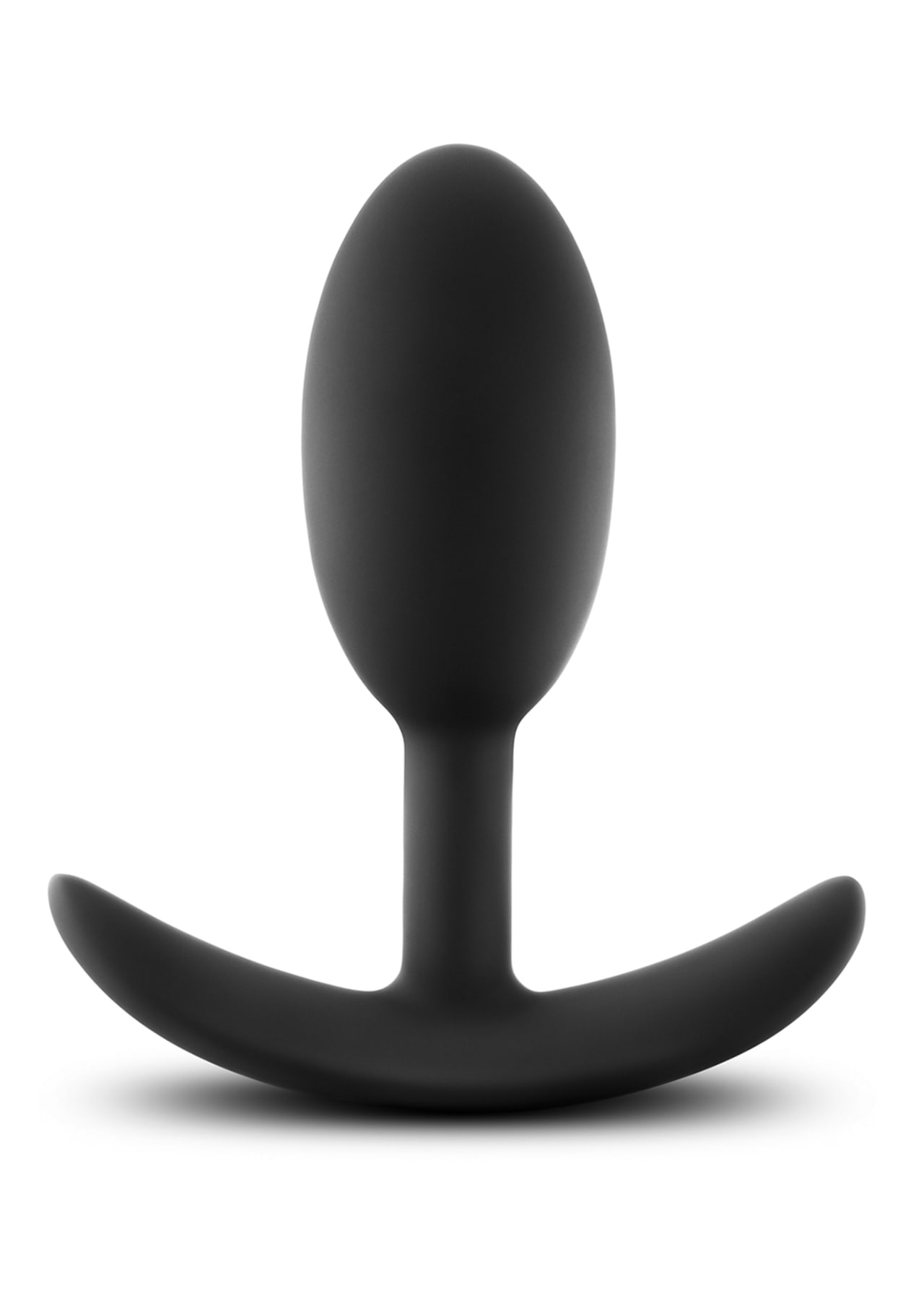 Luxe - Wearable Vibrating Slim Medium Plug - Black