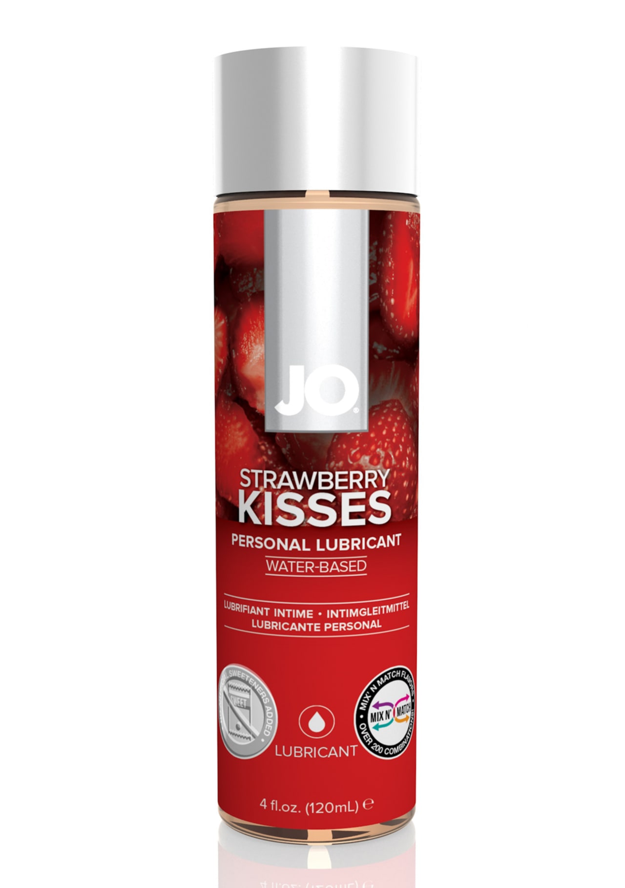 JO H2O Flavored Lubricant - Strawberry Kisses - 4 oz.