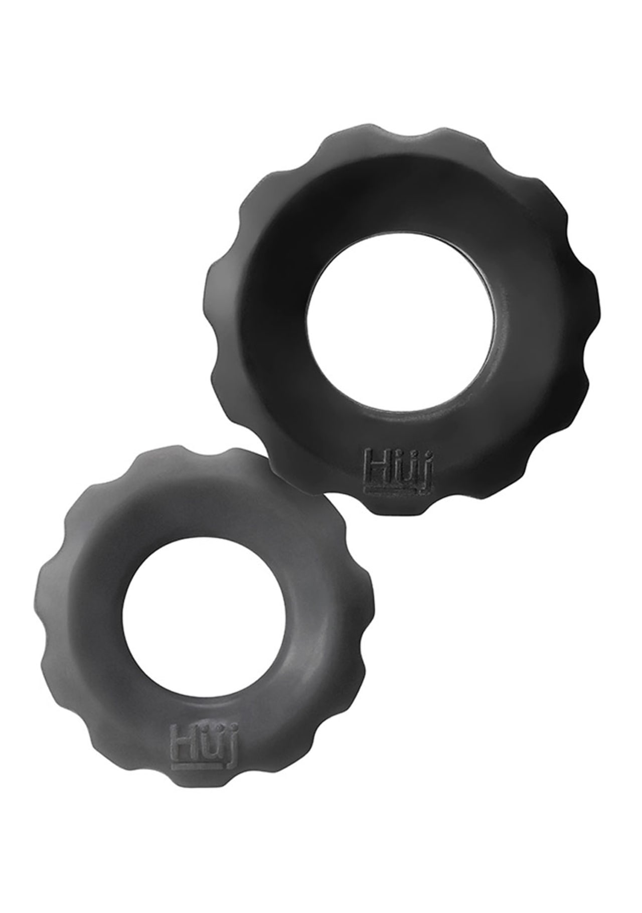 Hunky Junk Cog 2-Size C-Rings - Tar/Stone
