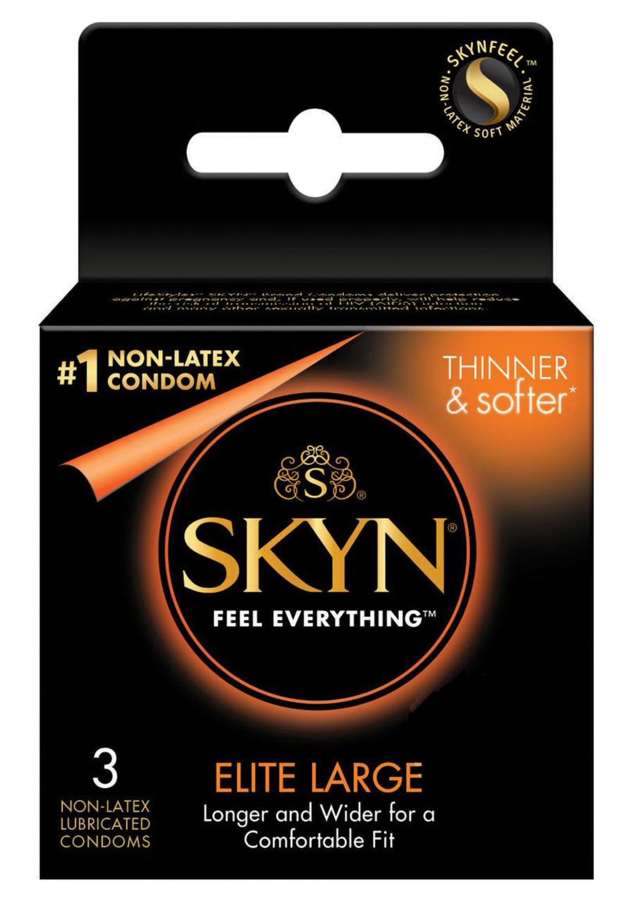 Lifestyles Skyn Elite Large Non-Latex Condoms - 3 Pack