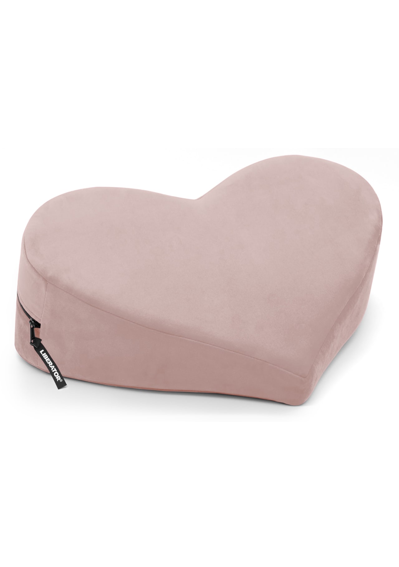Heart Wedge Sex Pillow - Microvelvet - Rose