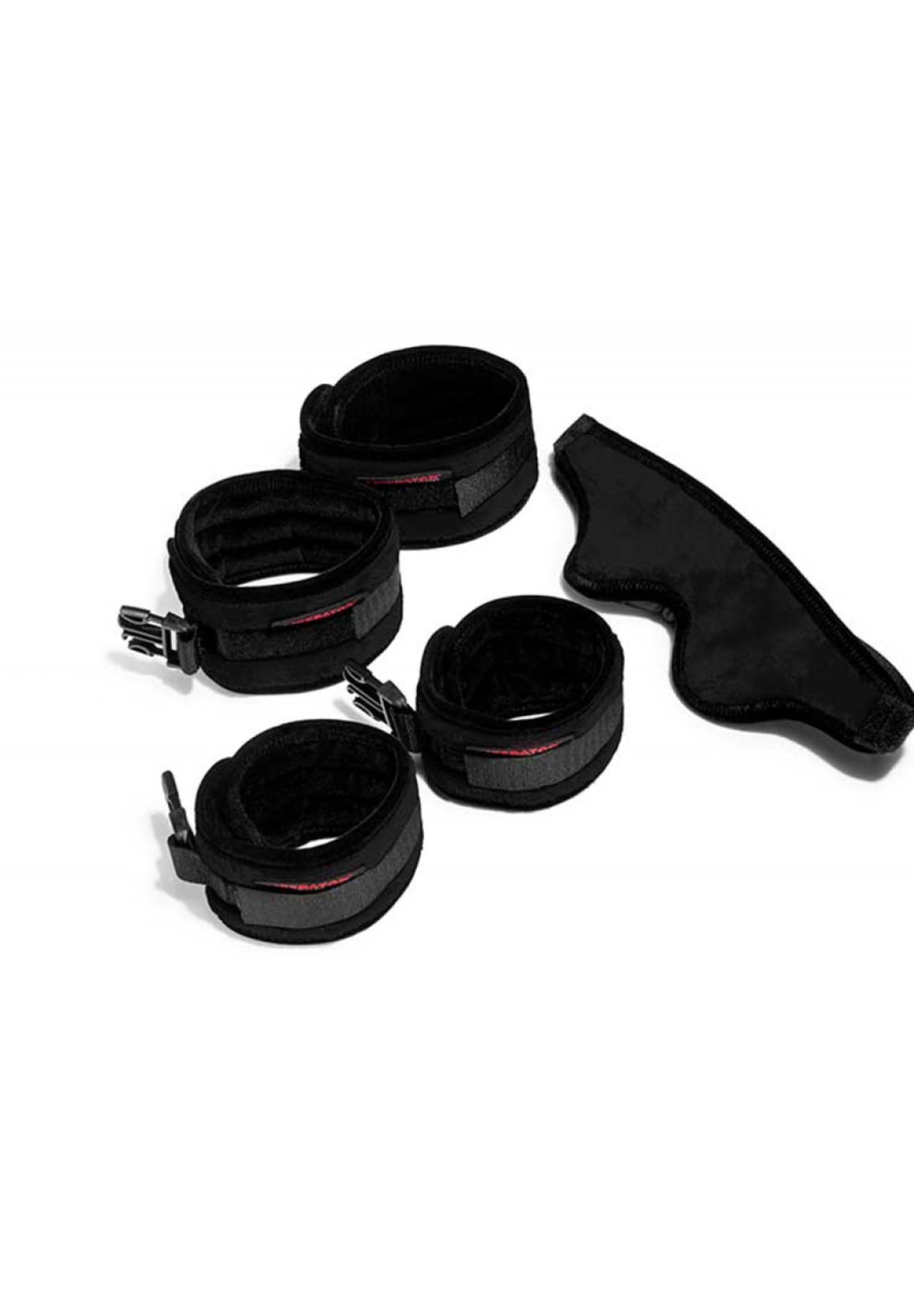 Plush Seduction Kit - Microfiber - Black