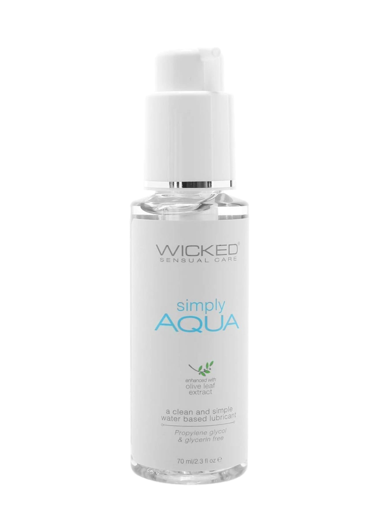 Wicked Simply Aqua Lubricant - 2.3 oz.
