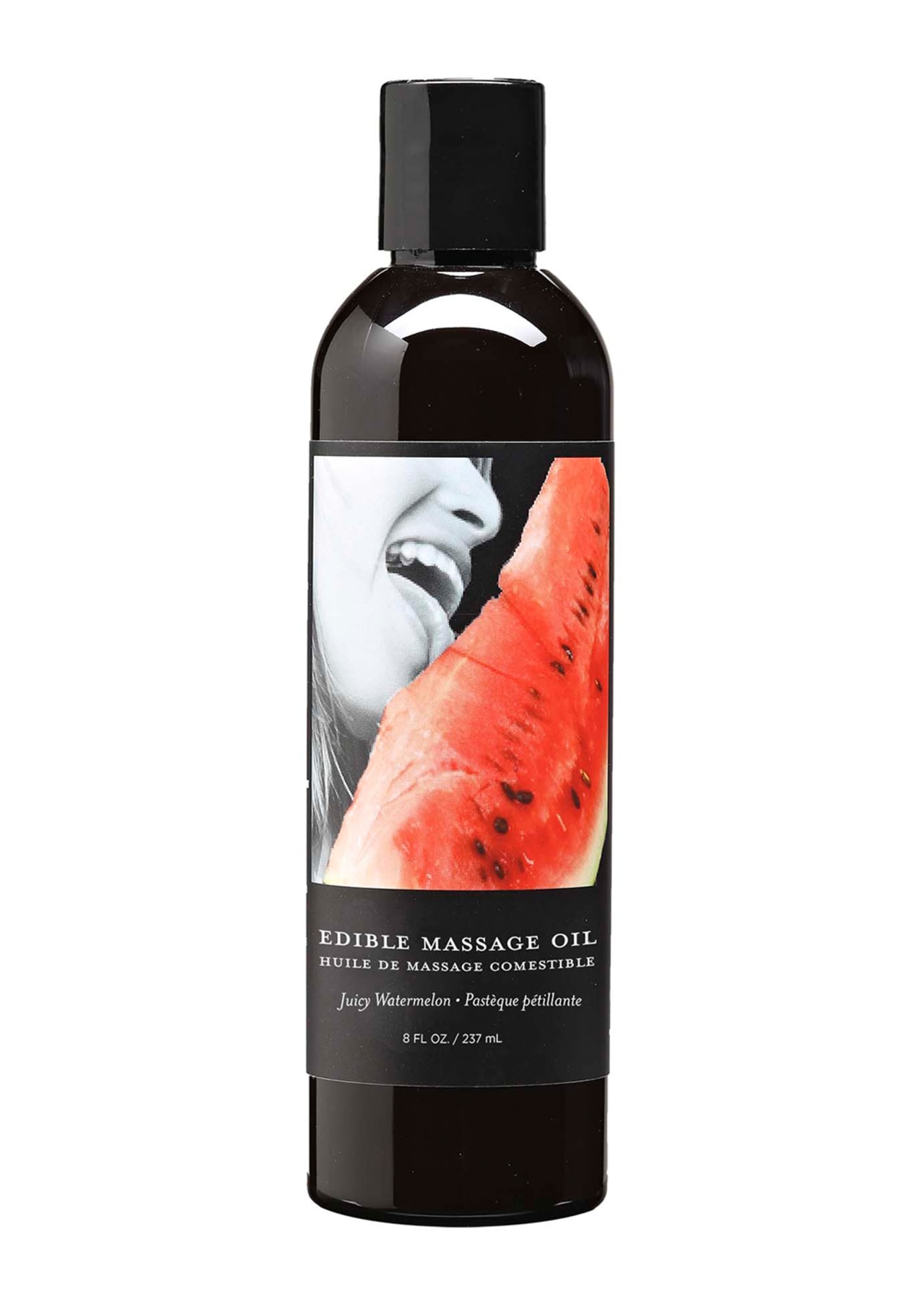 Edible Massage Oil - Watermelon - 8 oz.