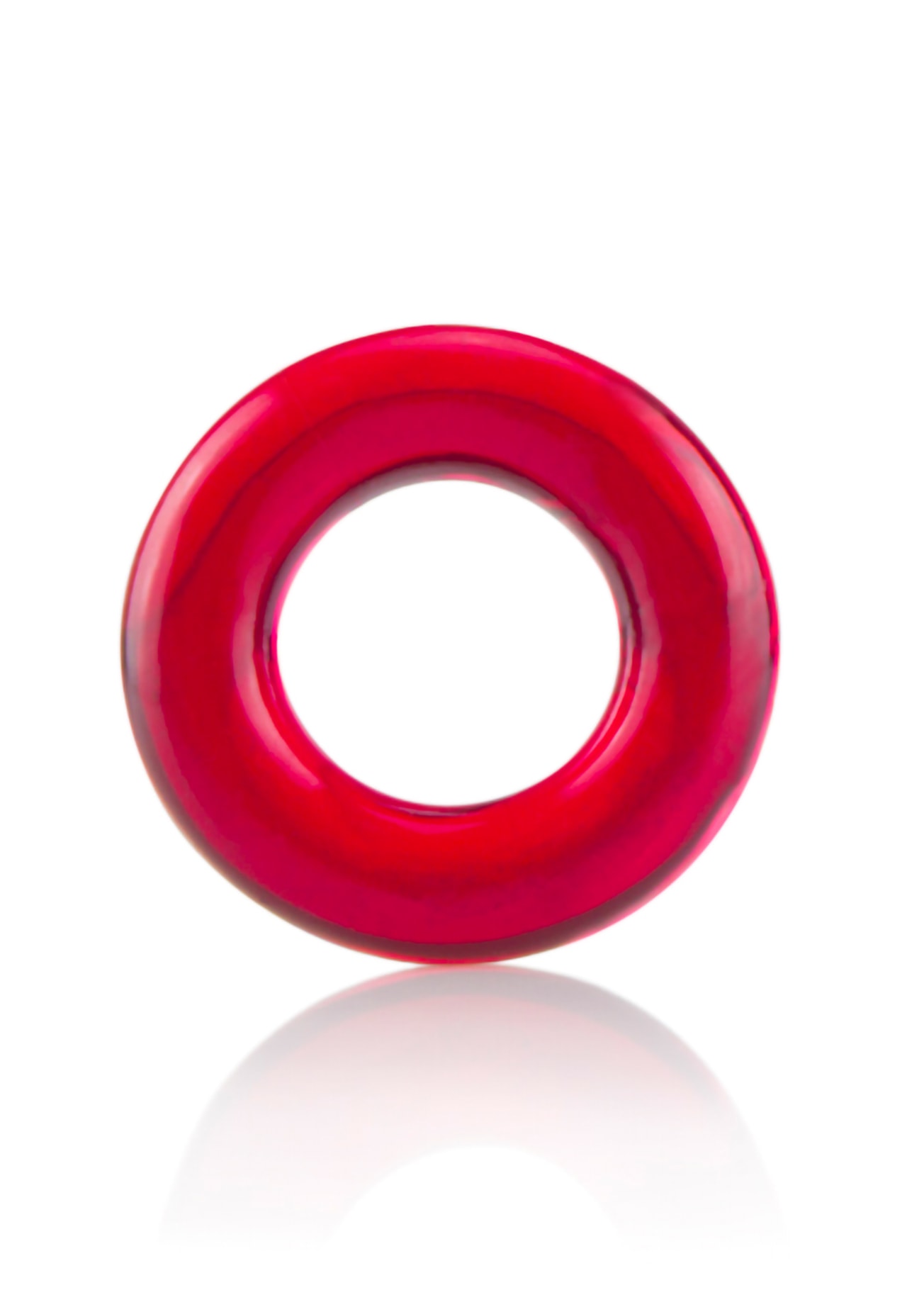 Ring O Stretchy Cock Ring - Red