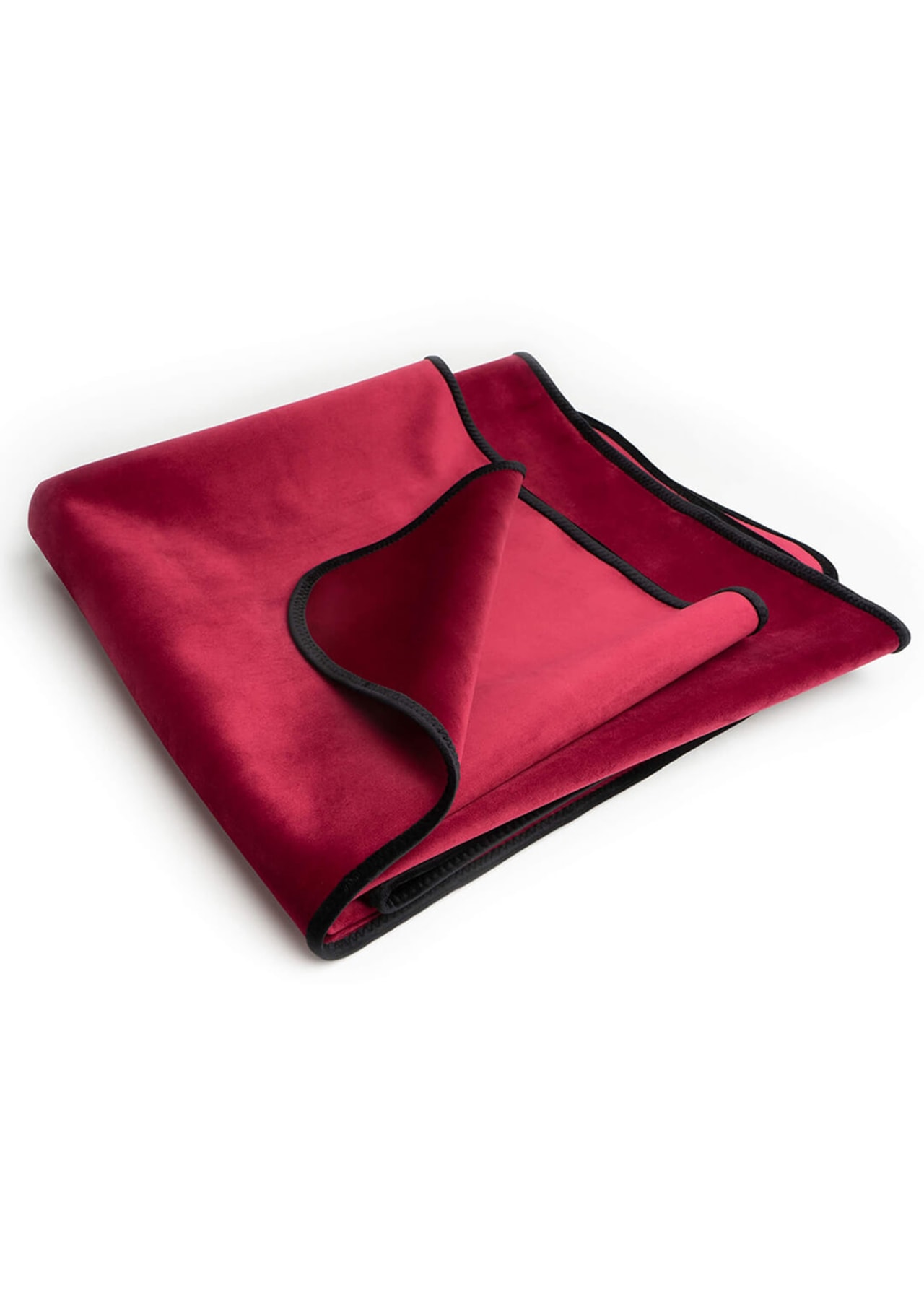 Fascinator Throw - Travel Size - Velvish - Merlot