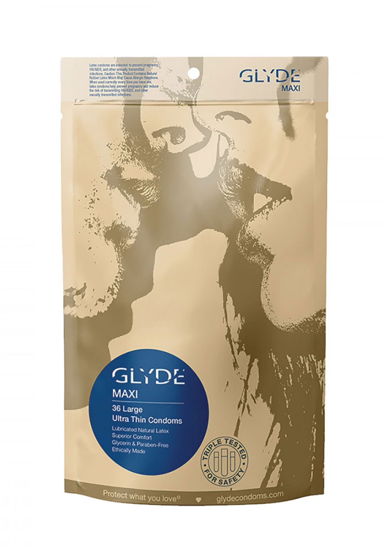 Glyde Maxi Condoms 36 Pack