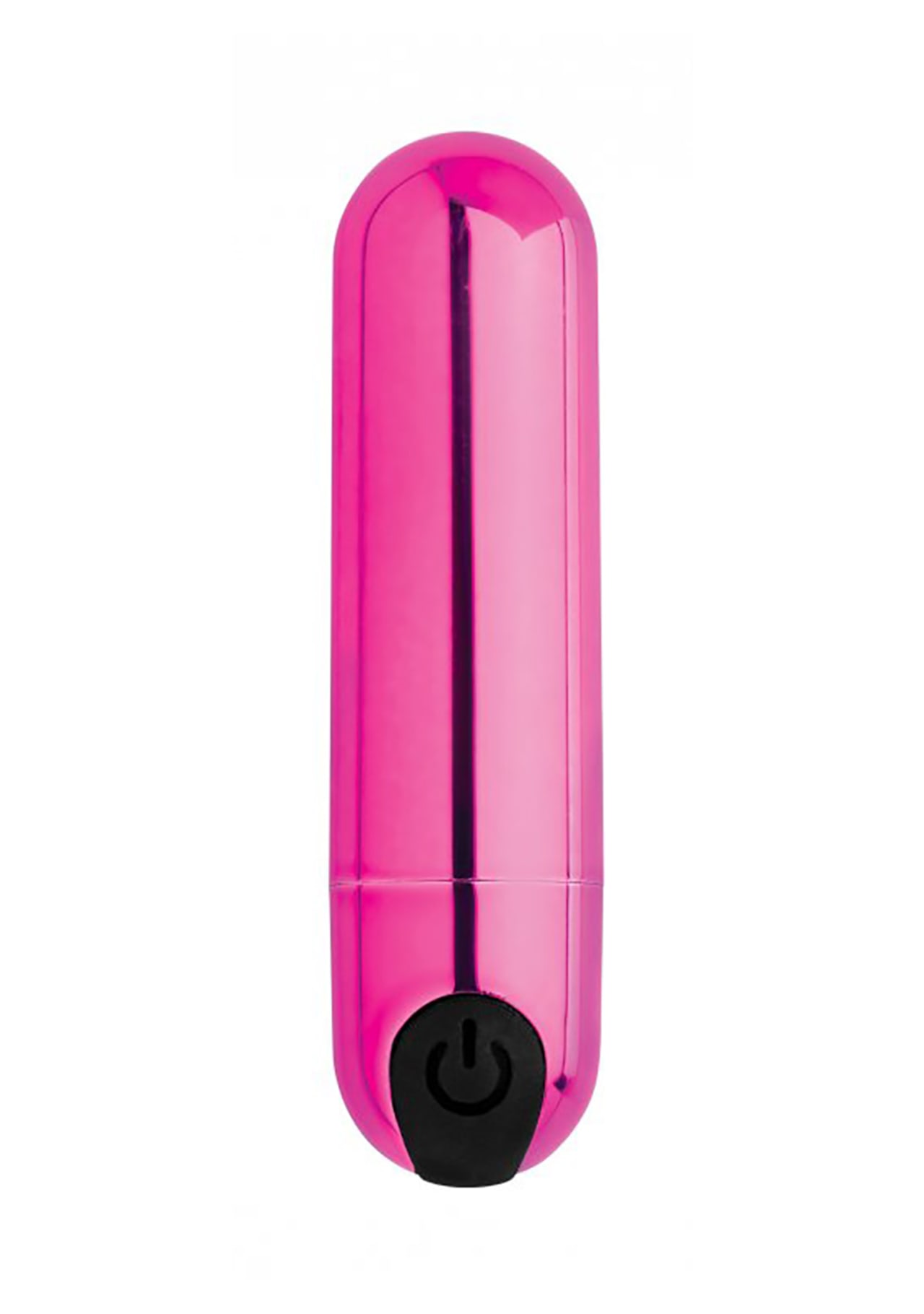10X Rechargeable Vibrating Metallic Bullet - Pink