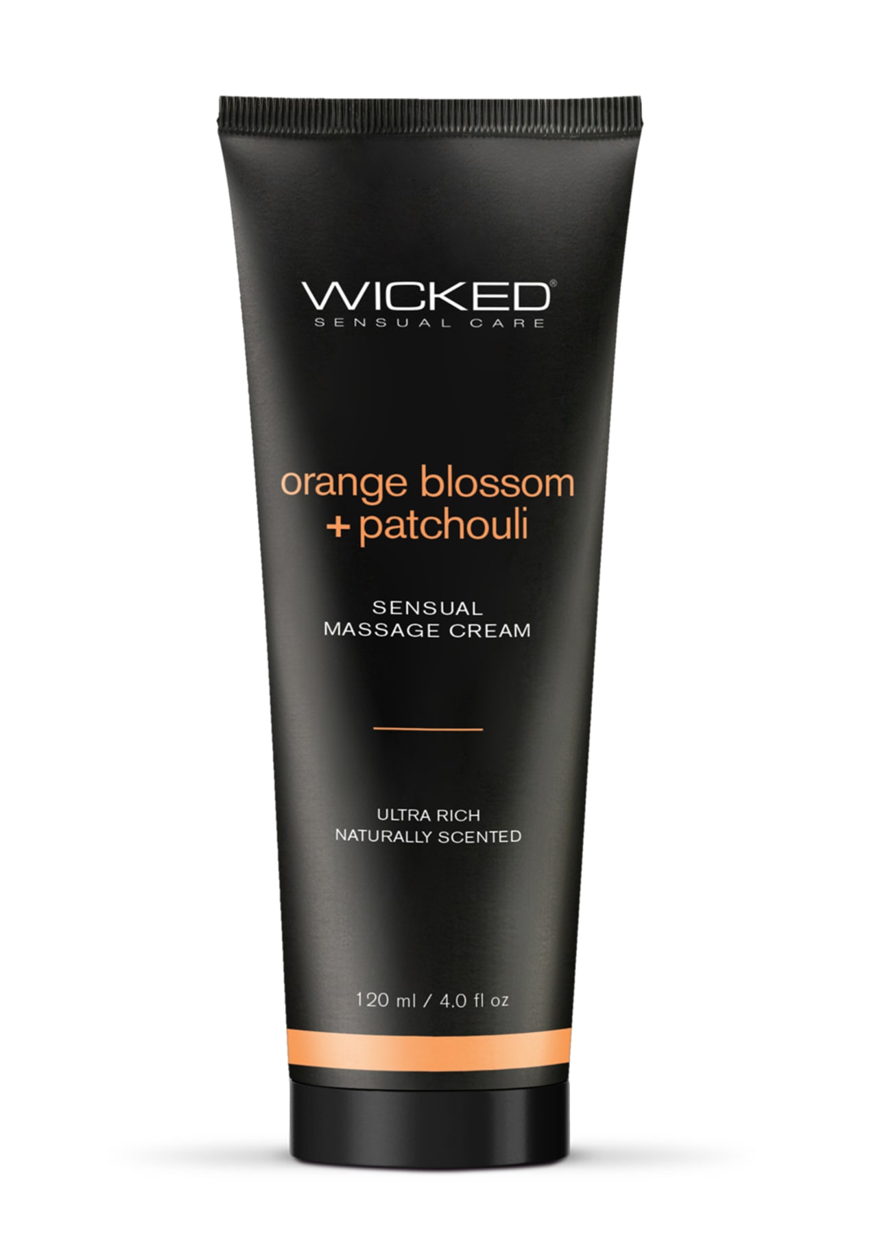 Wicked Sensual Massage Cream - Orange Blossom and Patchouli - 4 oz.
