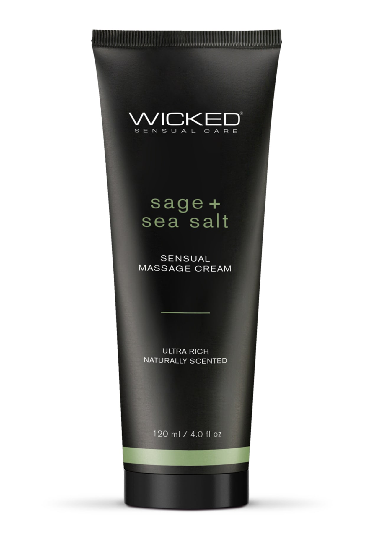 Wicked Sensual Massage Cream - Sage and Sea Salt - 4 oz.