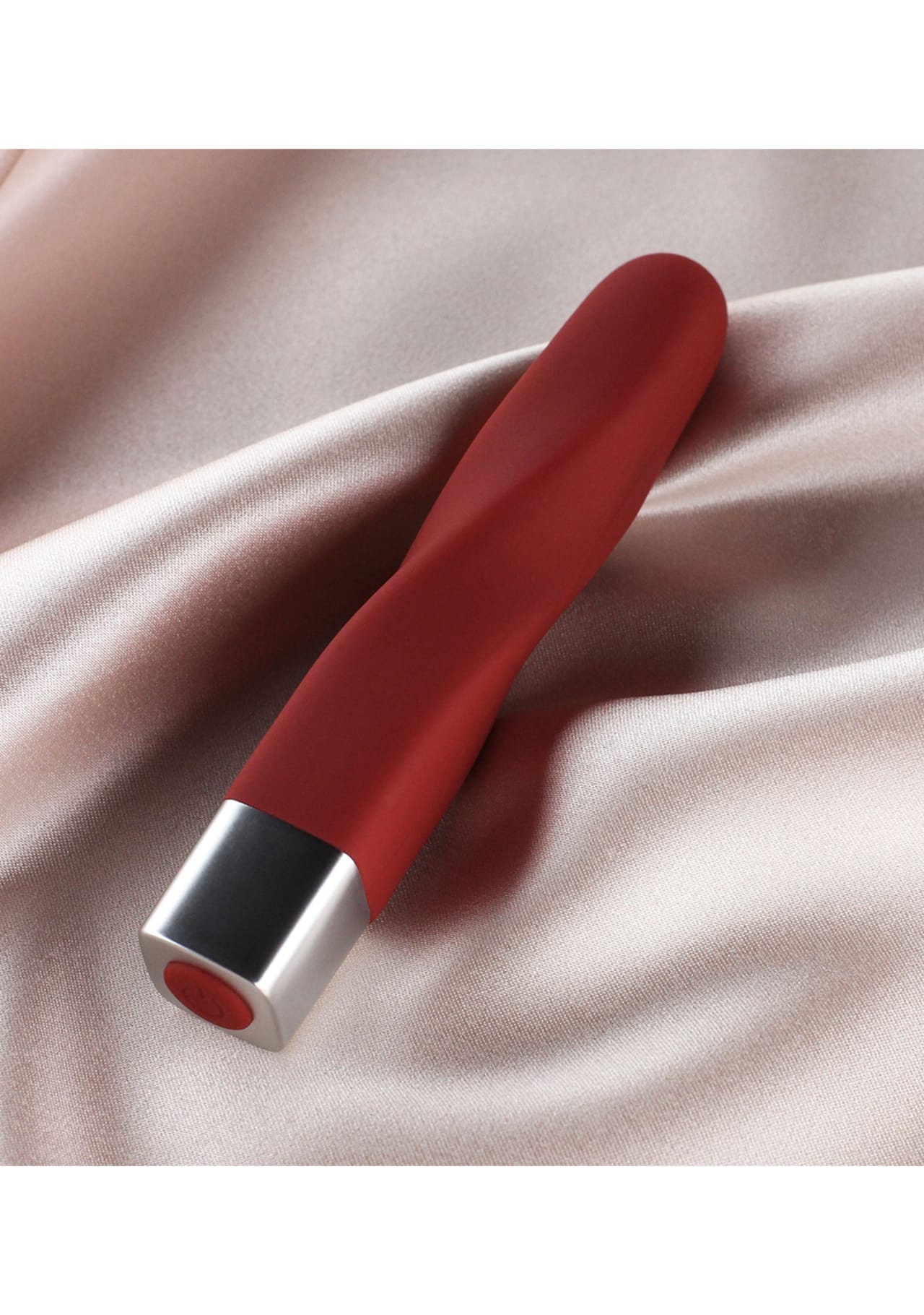 Layla Silicone Vibrating Bullet - Red