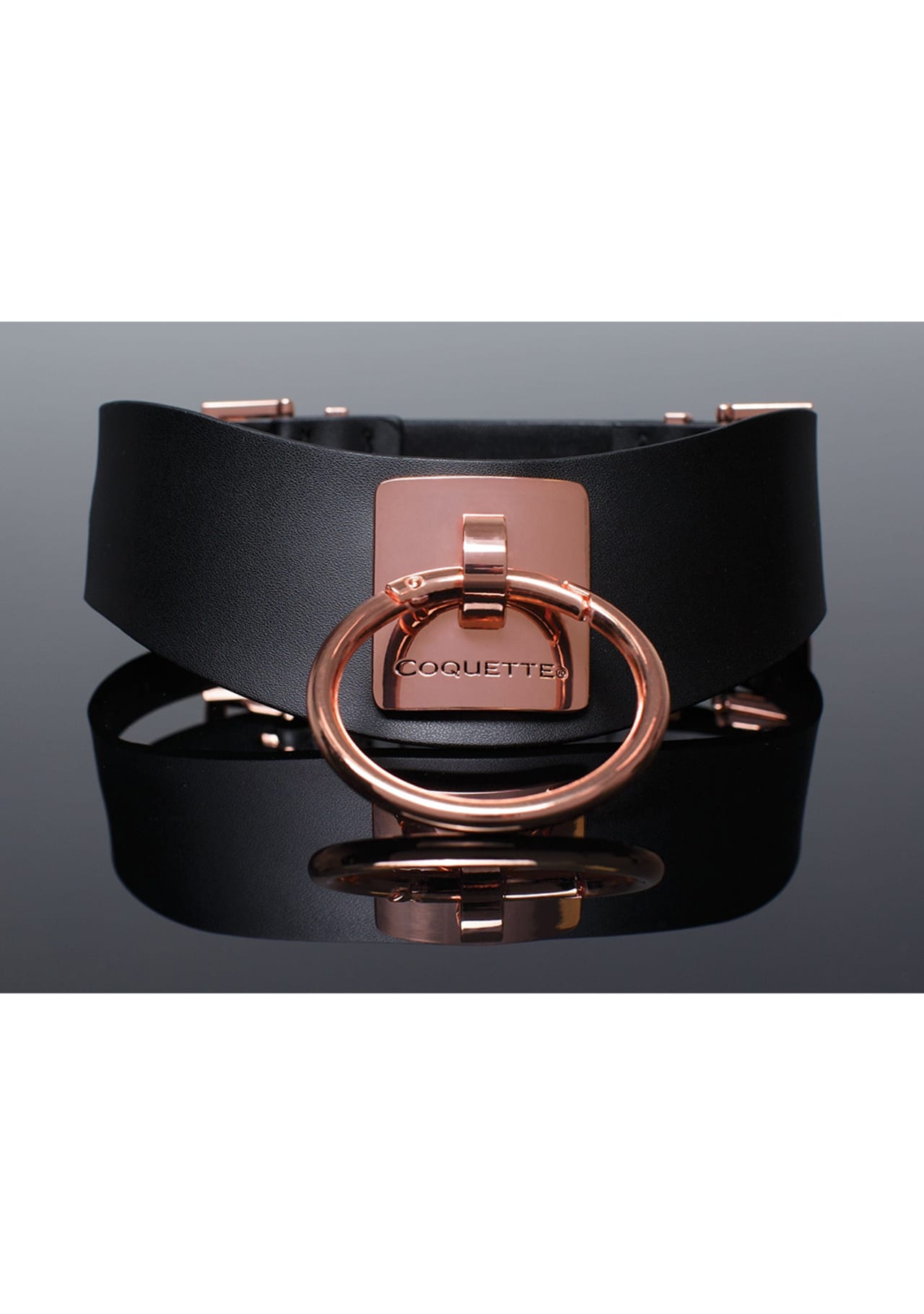 Vegan Leather Collar - Black