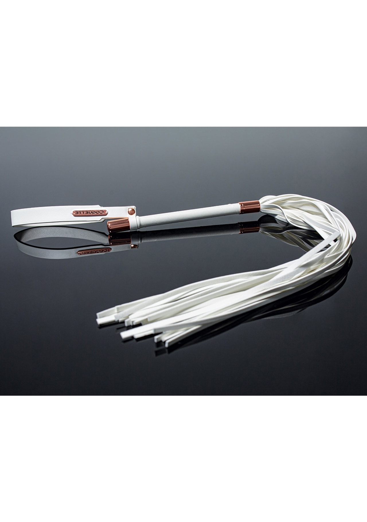 Vegan Leather Whip - White