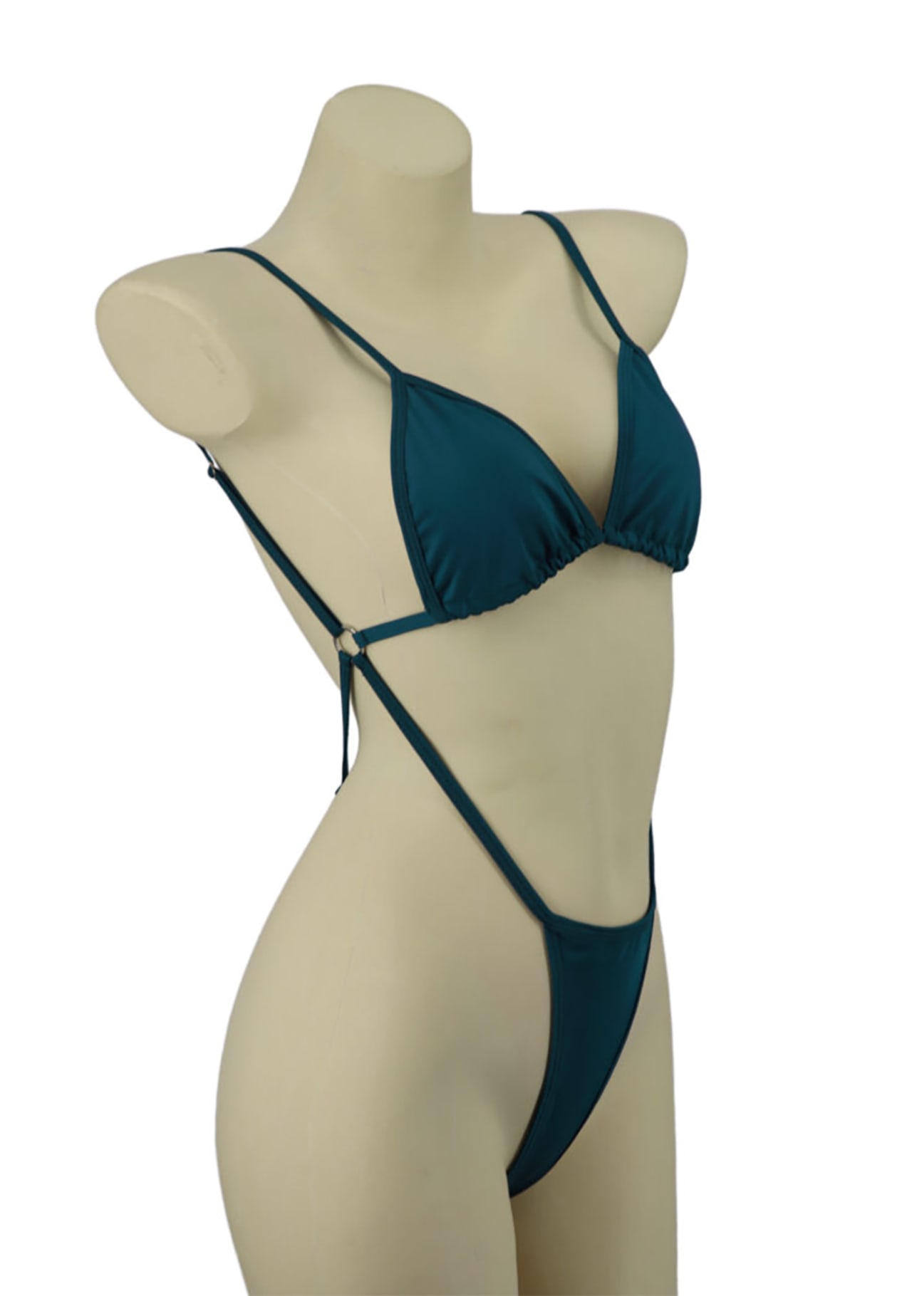 Minimalist Strappy One Piece - Teal