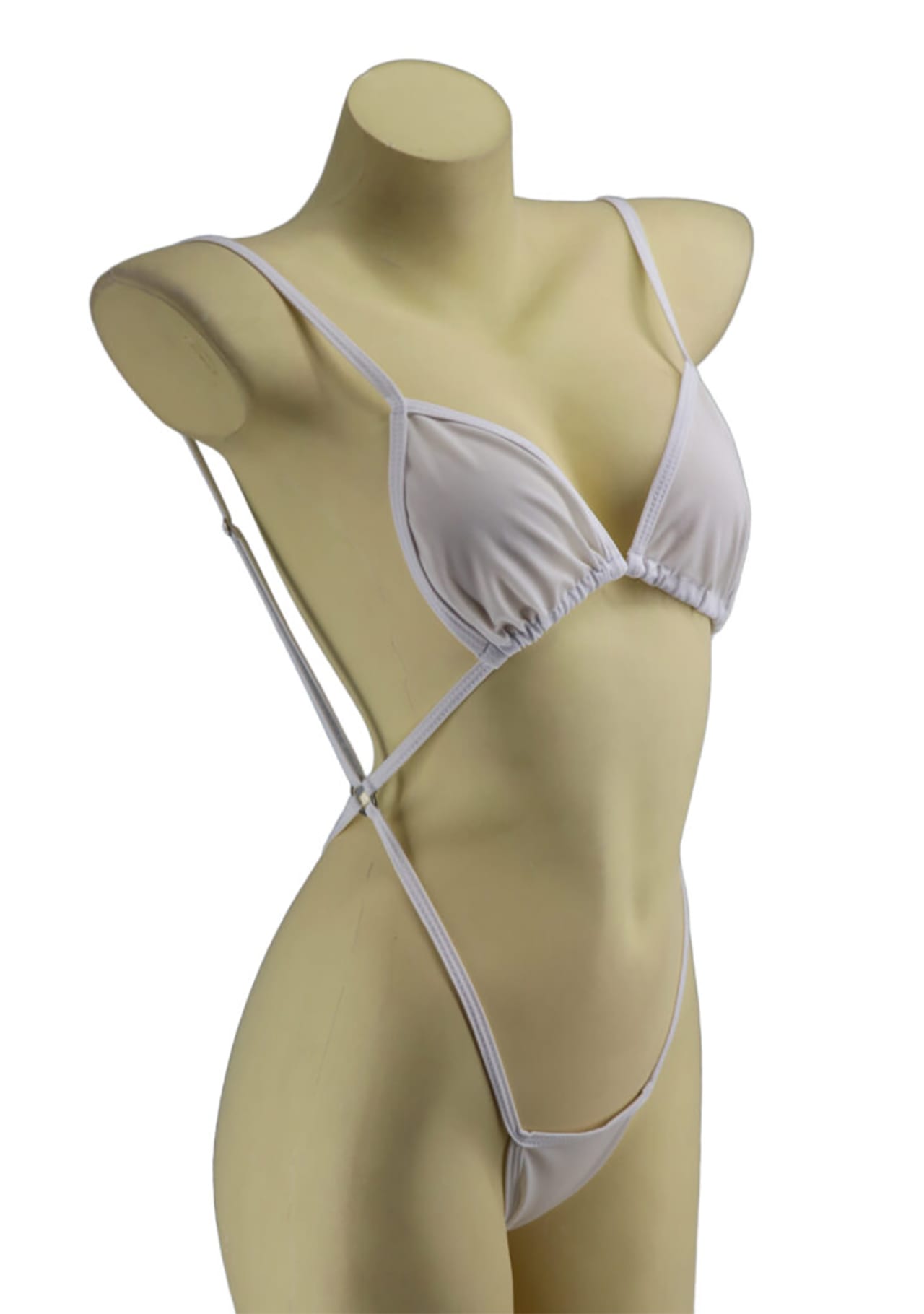 Minimalist Strappy One Piece - White