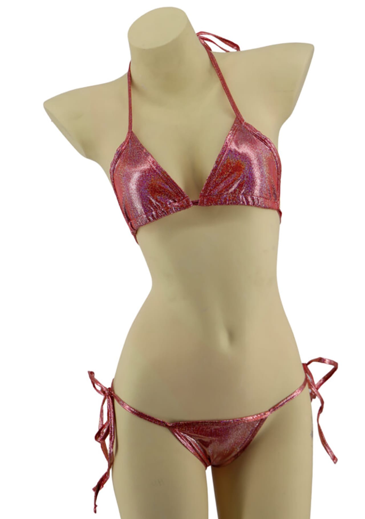Sparkling Bikini Set - Coral