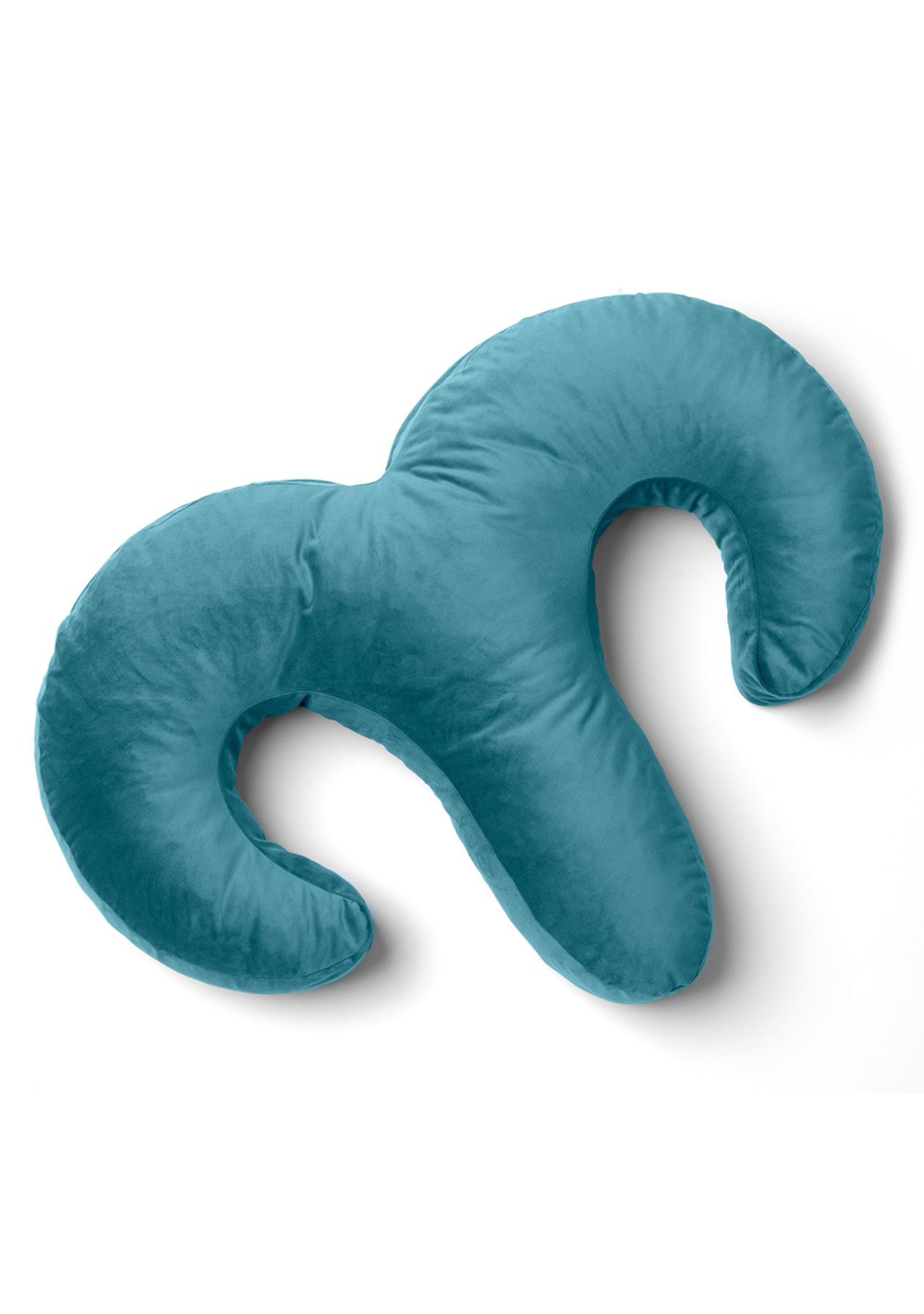 Arie Duo Spooning Pillow for Couples - Teal