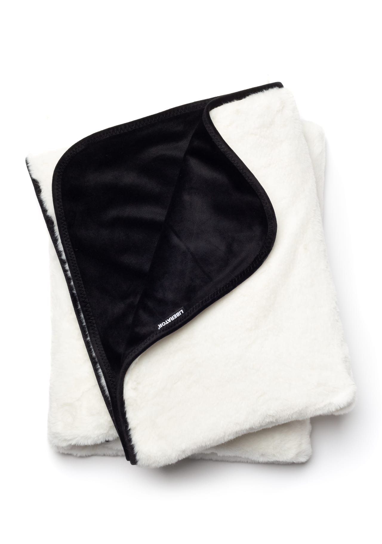 Liberator Fascinator Fur Queen Throw - White