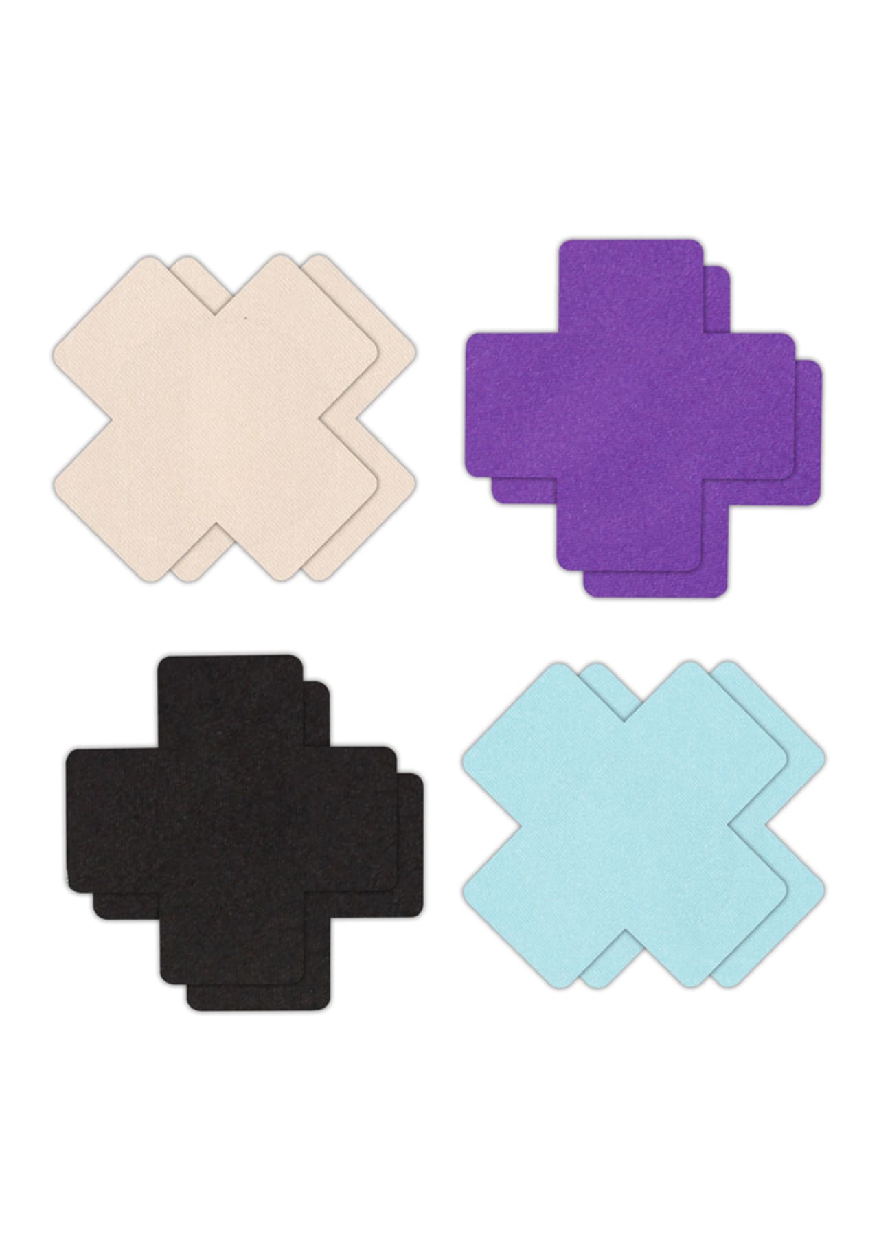 Pretty Pasties - Cross I (4 Pair)