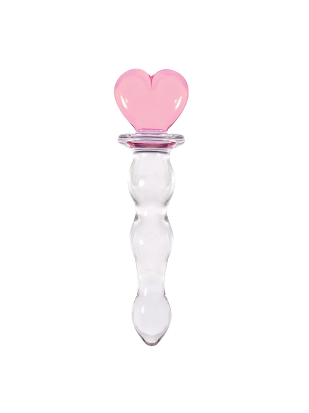 Heart of Glass Anal Tool - Pink