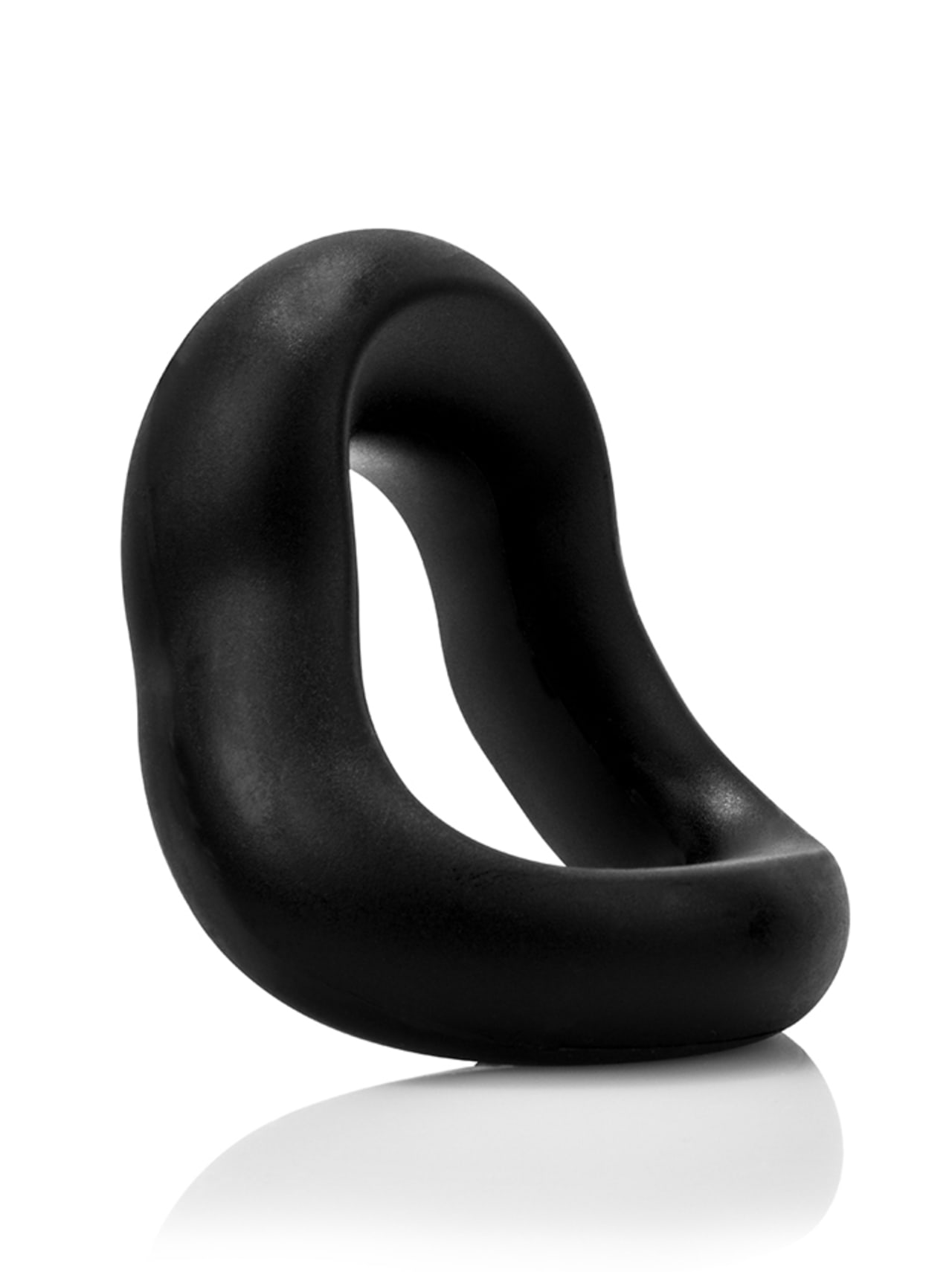 SwingO Curved Silicone Cock Ring - Black