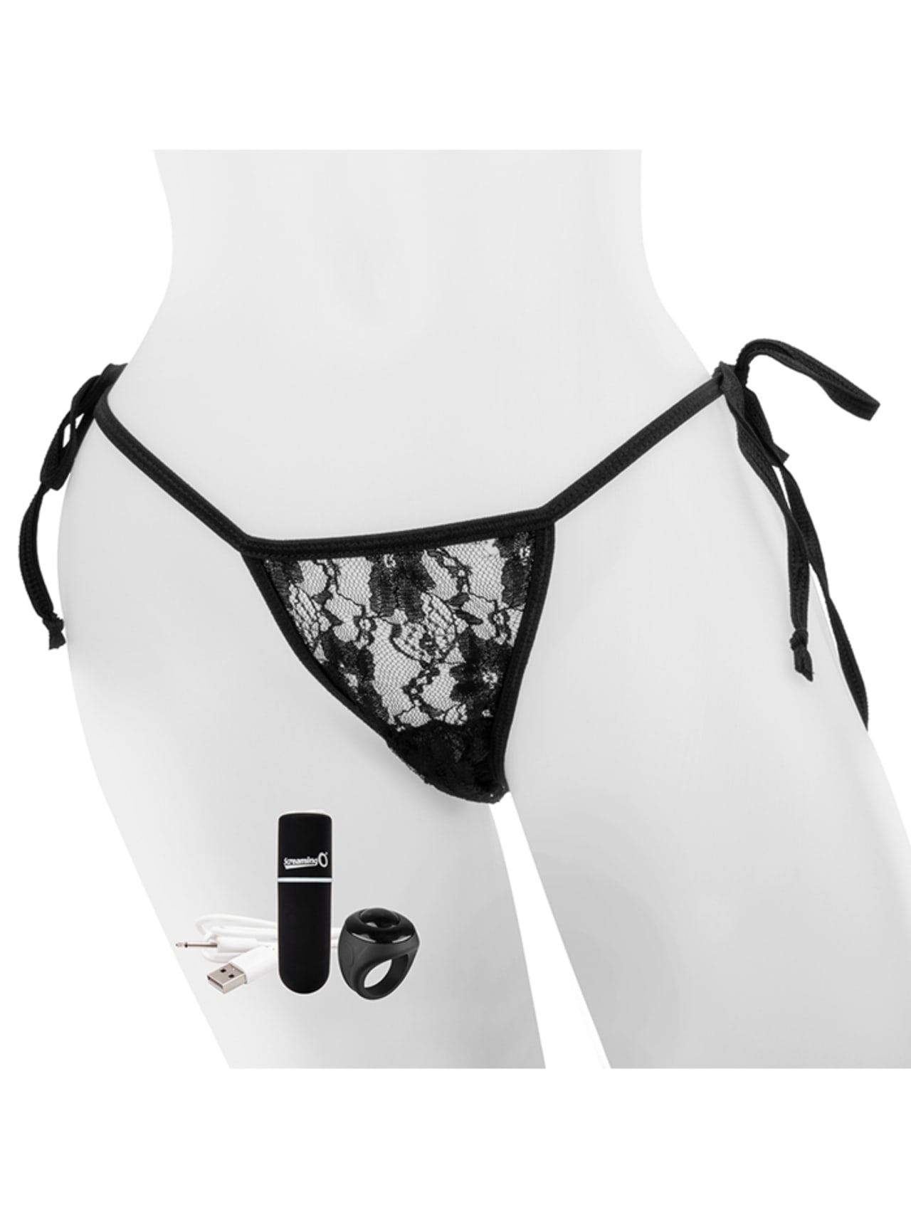 My Secret Charged Remote Panty - Black