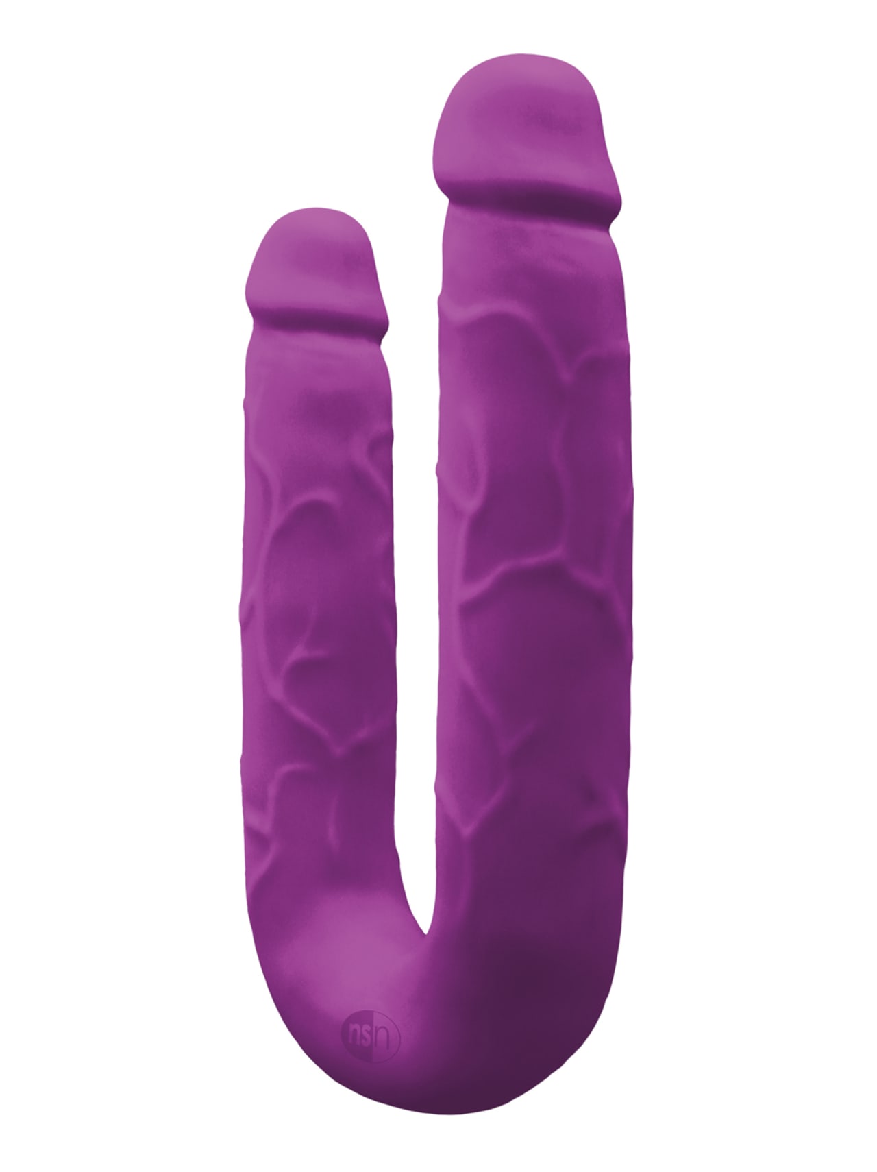 Colours DP Pleasures Double Dildo - Purple