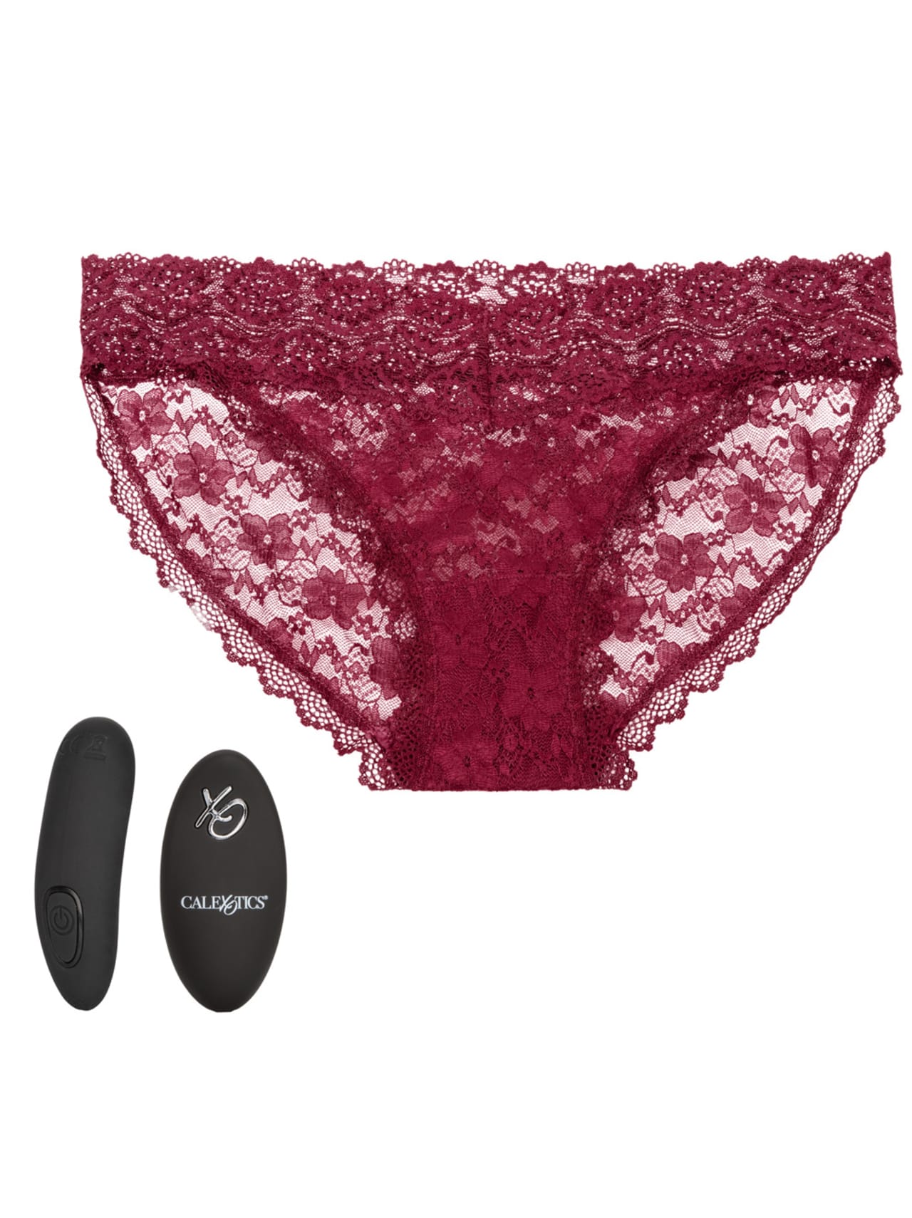 Remote Control Vibrating Lace Panty Set - L/XL