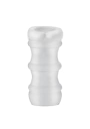 Mood™ Pleaser Beaded Stroker White