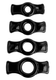 TitanMen Cock Ring Set Black