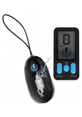 E-Stim Pro Silicone Vibrating Egg with Remote Control