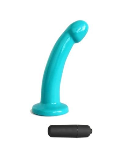 Riley Vibrating Silicone Dildo