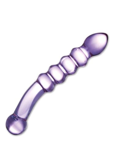 Purple Rain Glass Ribbed Tool