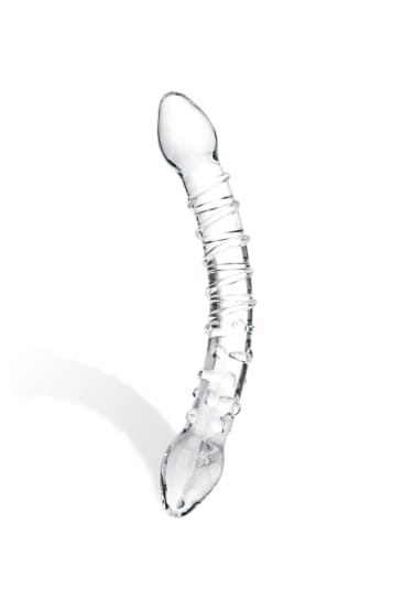 Double Trouble Glass Dildo