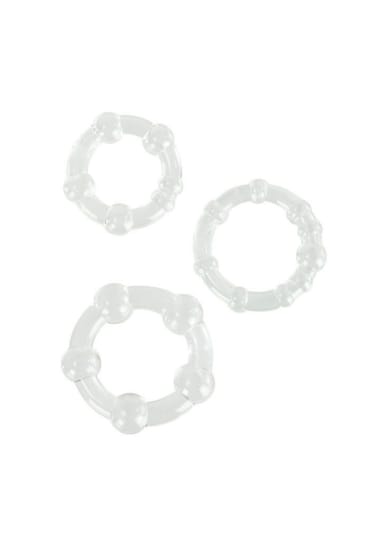 Island Cockrings 3 Pack - Clear