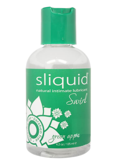 Sliquid Swirl Natural Water-Based Lubricant  - Green Apple