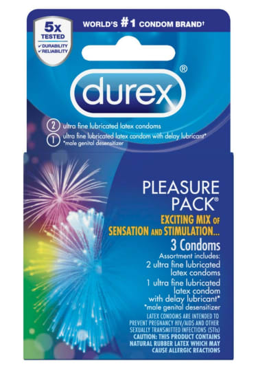 Durex Pleasure Pack Condoms - 3 Pack