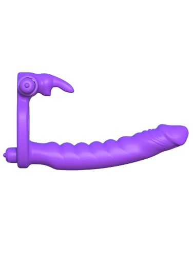 Fantasy C-Ringz Silicone Double Penetrator Rabbit