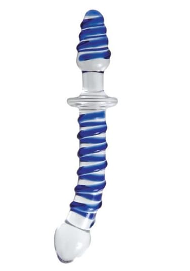 Adam and Eve Twisted Love Glass Dual Stimulator