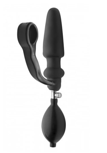 Exxxpander Inflatable Plug and Cockring Combo With Removable Pump