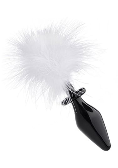 Tailz Fluffer Bunny Tail Glass Buttplug