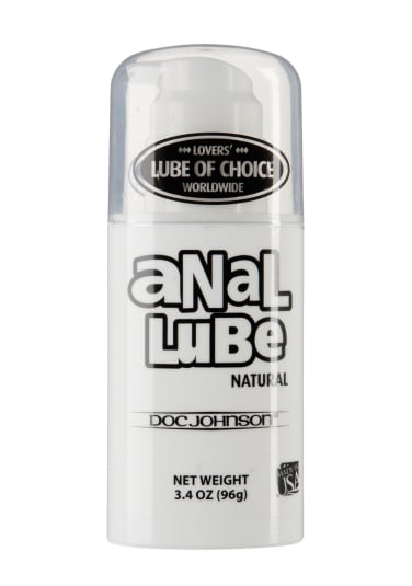 Anal Lube - Natural Lubricant - 3.4 oz.