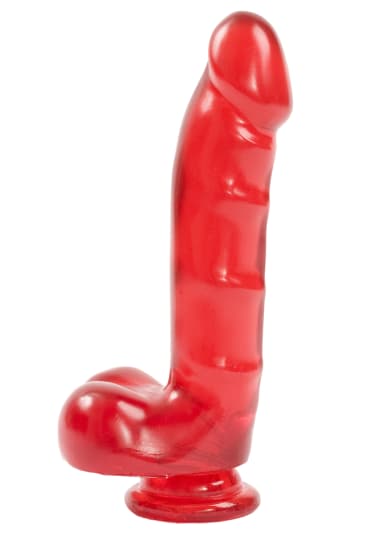 Jelly Jewels - Cock and Balls with Suction Cup