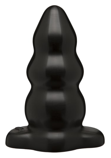 Triple Ripple Butt Plug - 6"