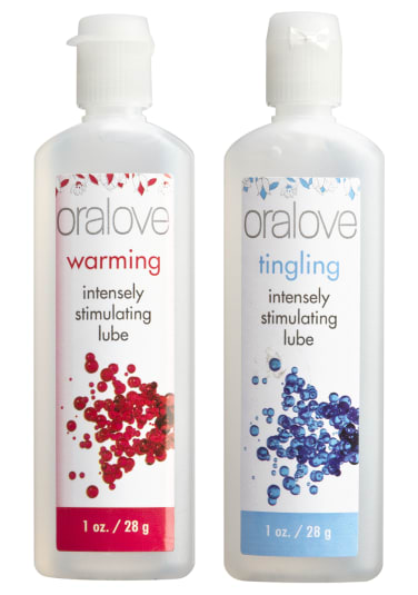 Oralove Dynamic Duo Lickable Lubes - Warming and Tingling