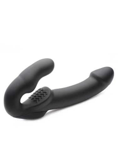 Evoke Rechargeable Vibrating Silicone Strapless Strap-On